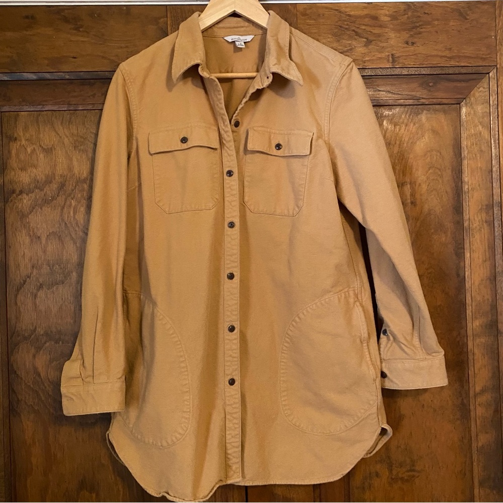 L.L. Bean Structured Button Down Tunic - image 3